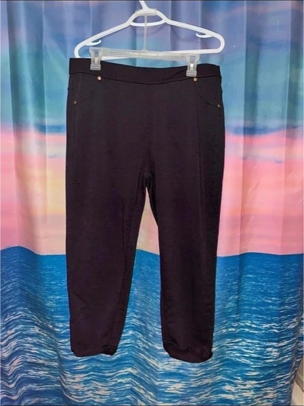 Bobbie Brooks Black Leggings Size XL Like New